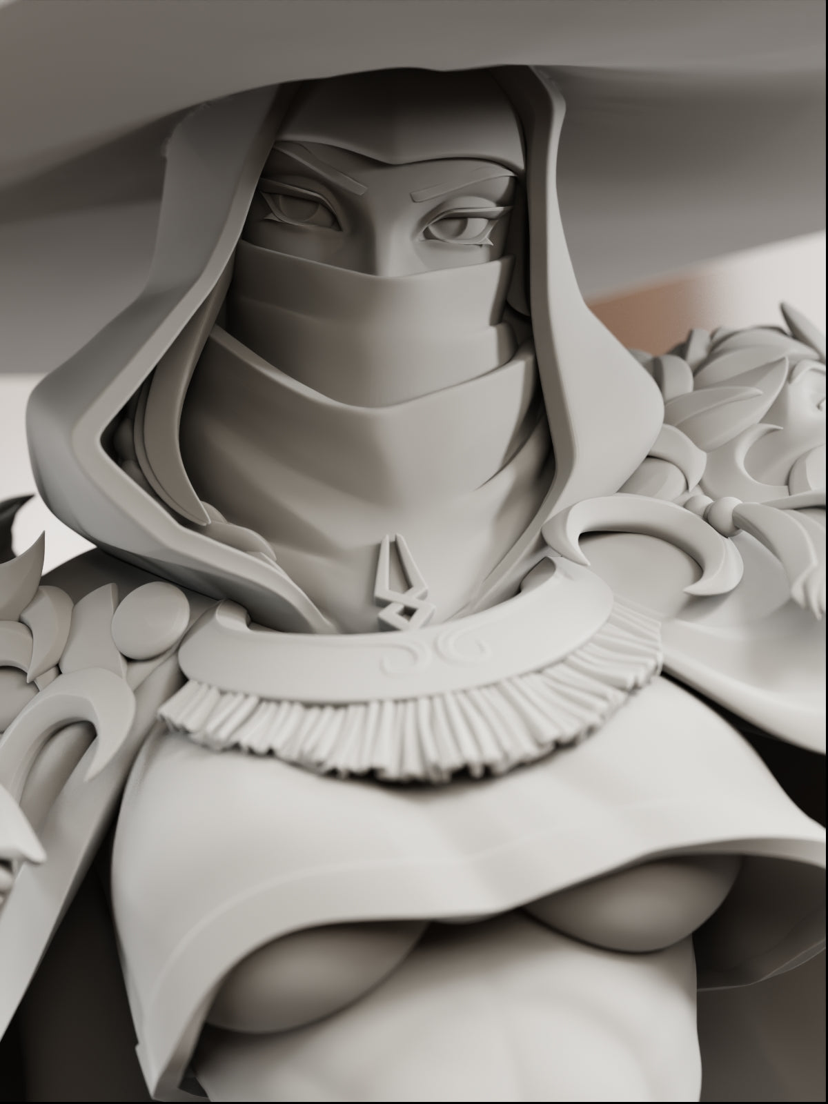 Goddess of Witchcraft | Maximum Detailed 12K 3D printed figure