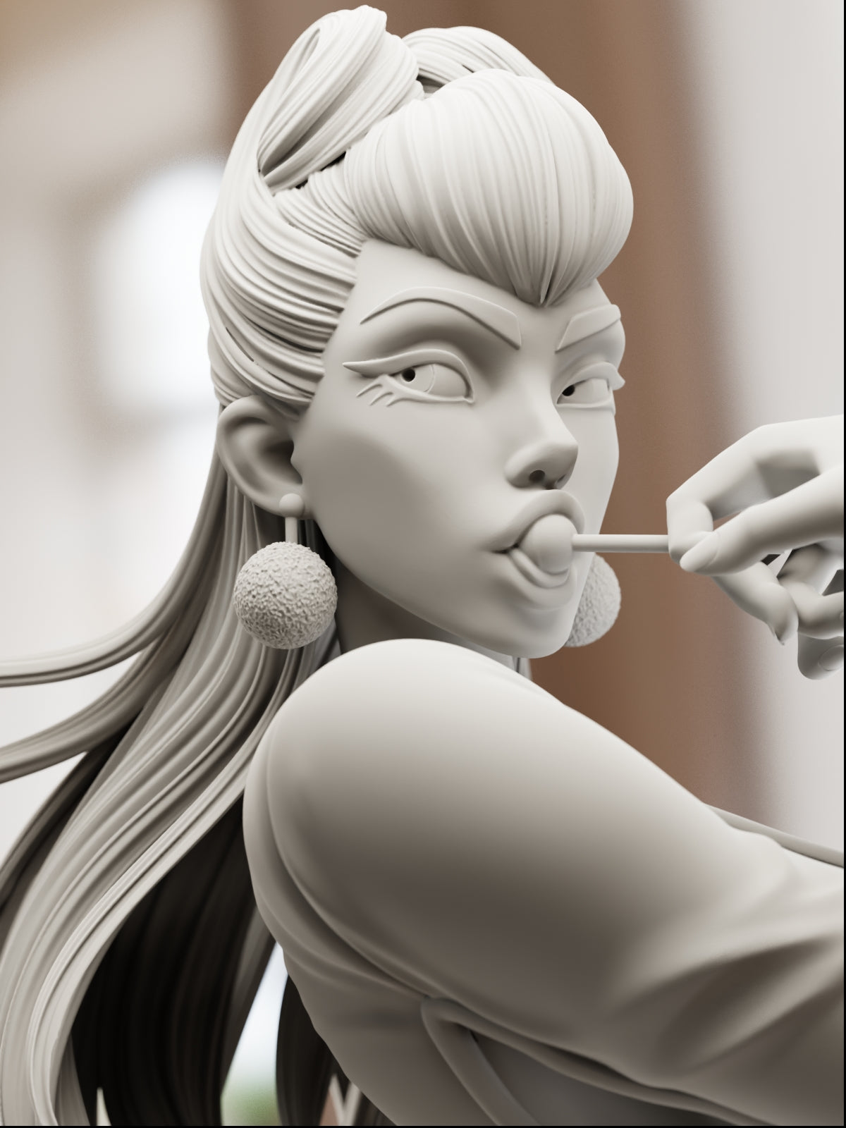 The Demon Diva | Maximum Detailed 12K 3D printed figure