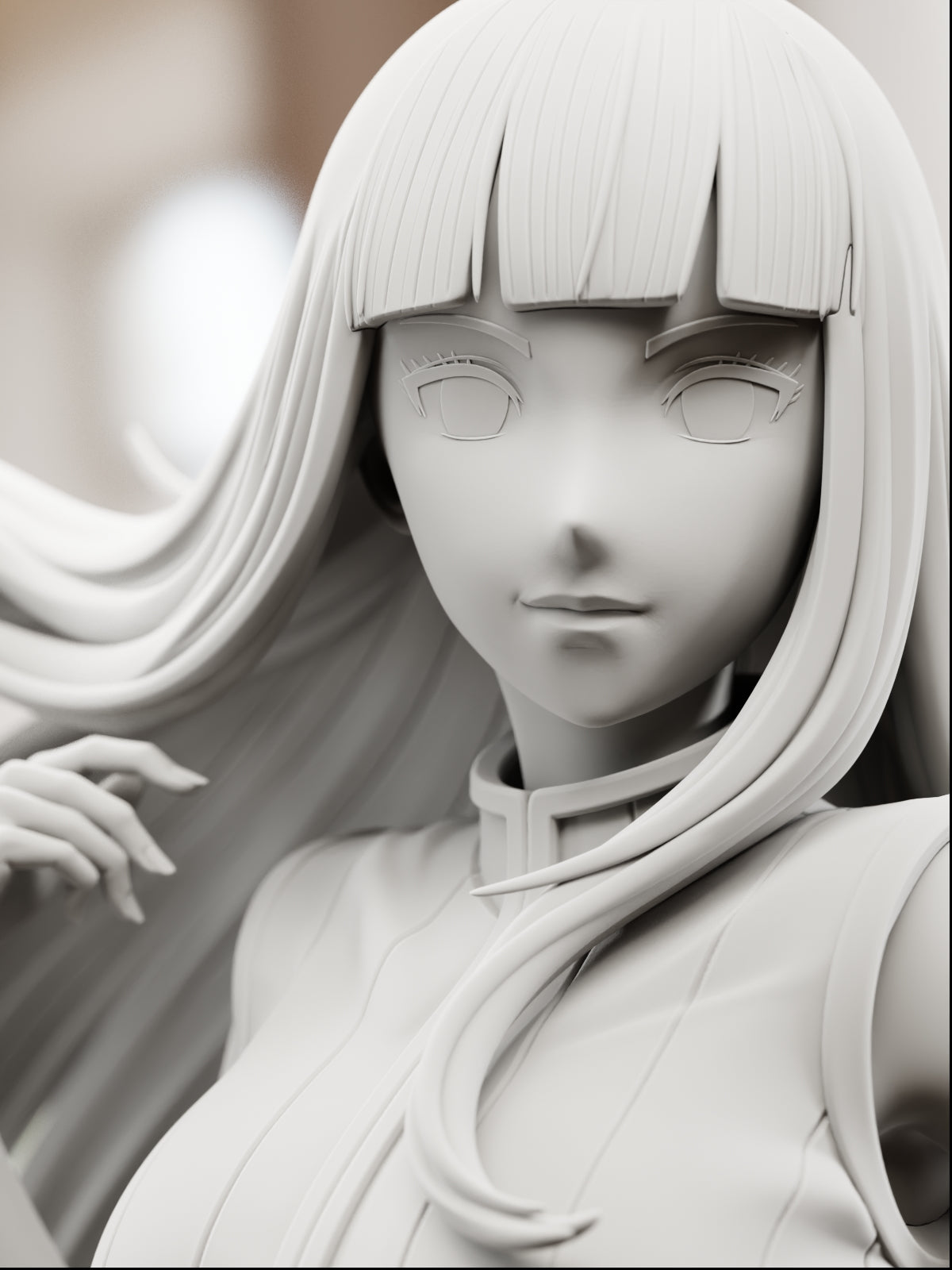 The Shy Blossom | Maximum Detailed 12K 3D Printed Figure