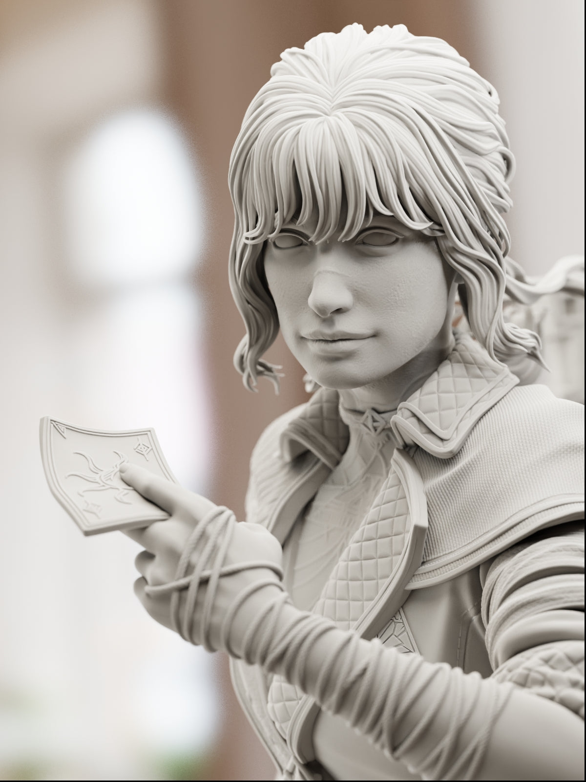 Blade of the Obscure | Maximum Detailed 12K 3D printed figure