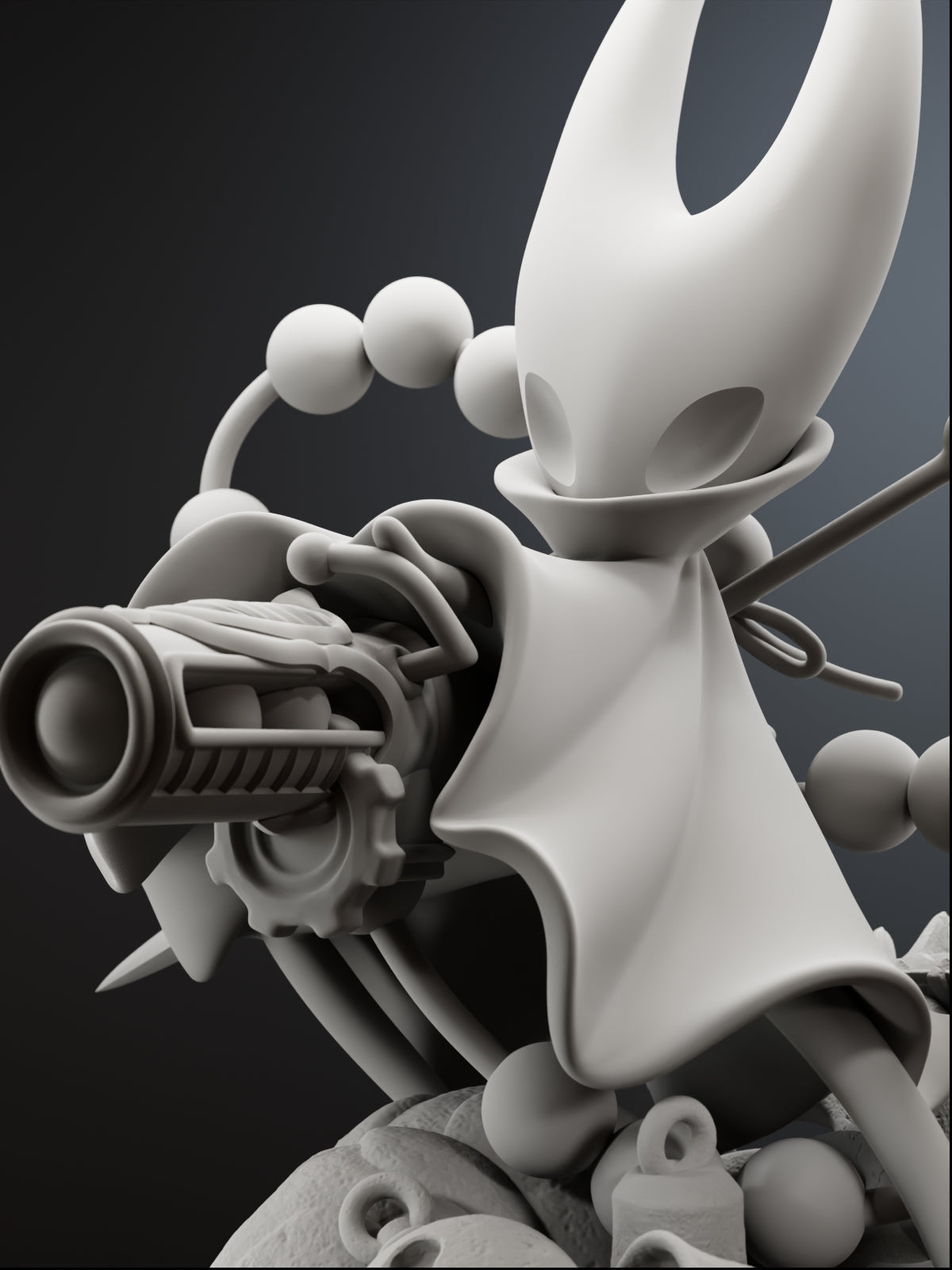 The Rosary Cannon | Maximum Detailed 12K 3D printed figure