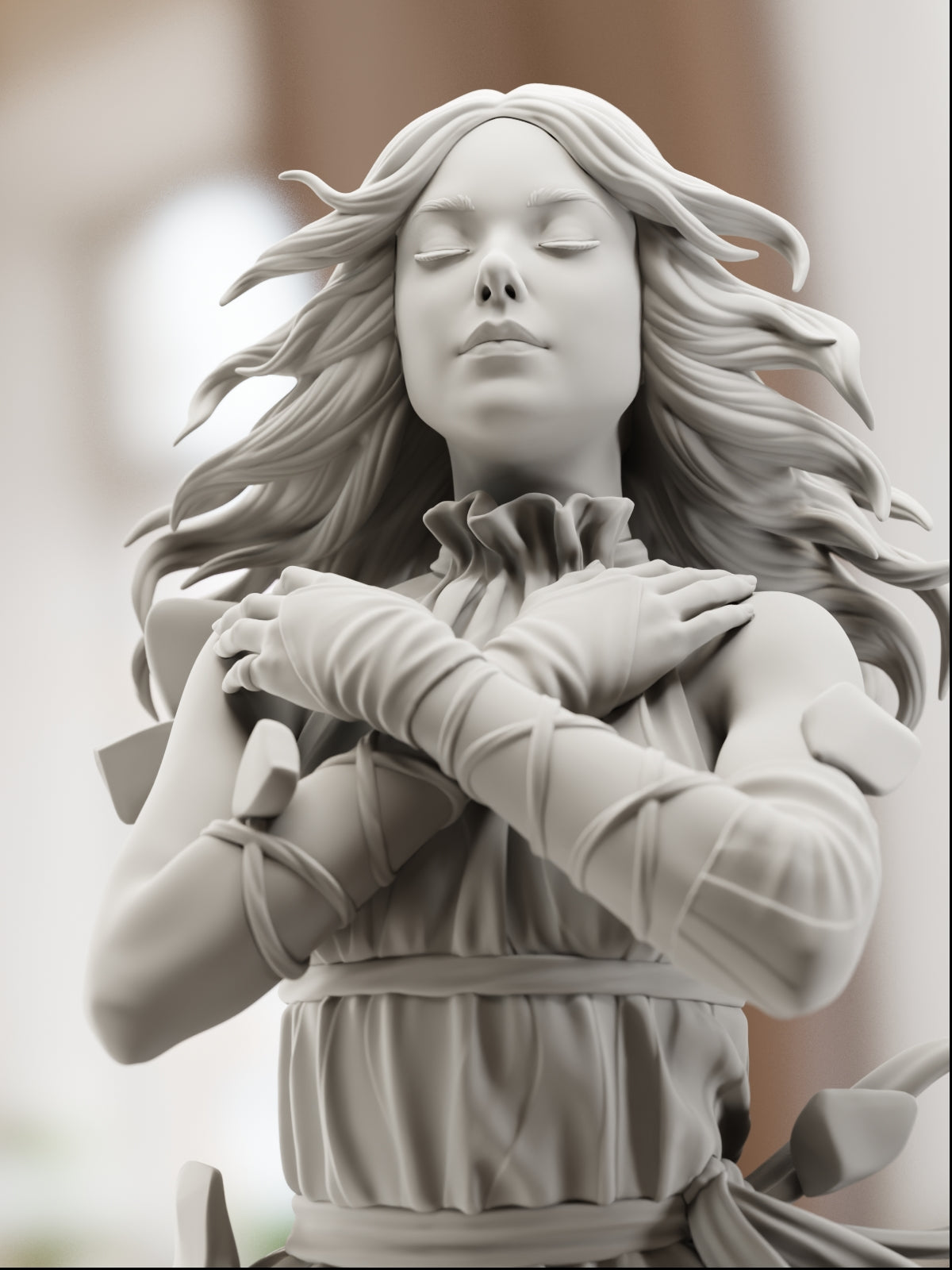 Tomorrow | Maximum Detailed 12K 3D printed figure