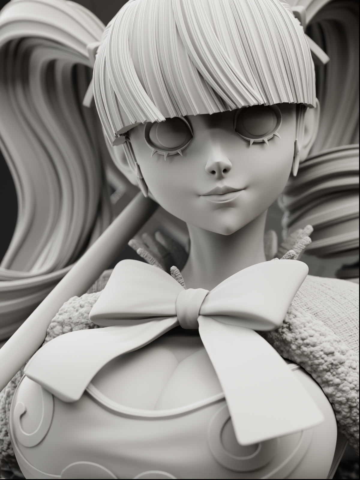 Hollow-Hollow Princess | Maximum Detailed 12K 3D printed figure