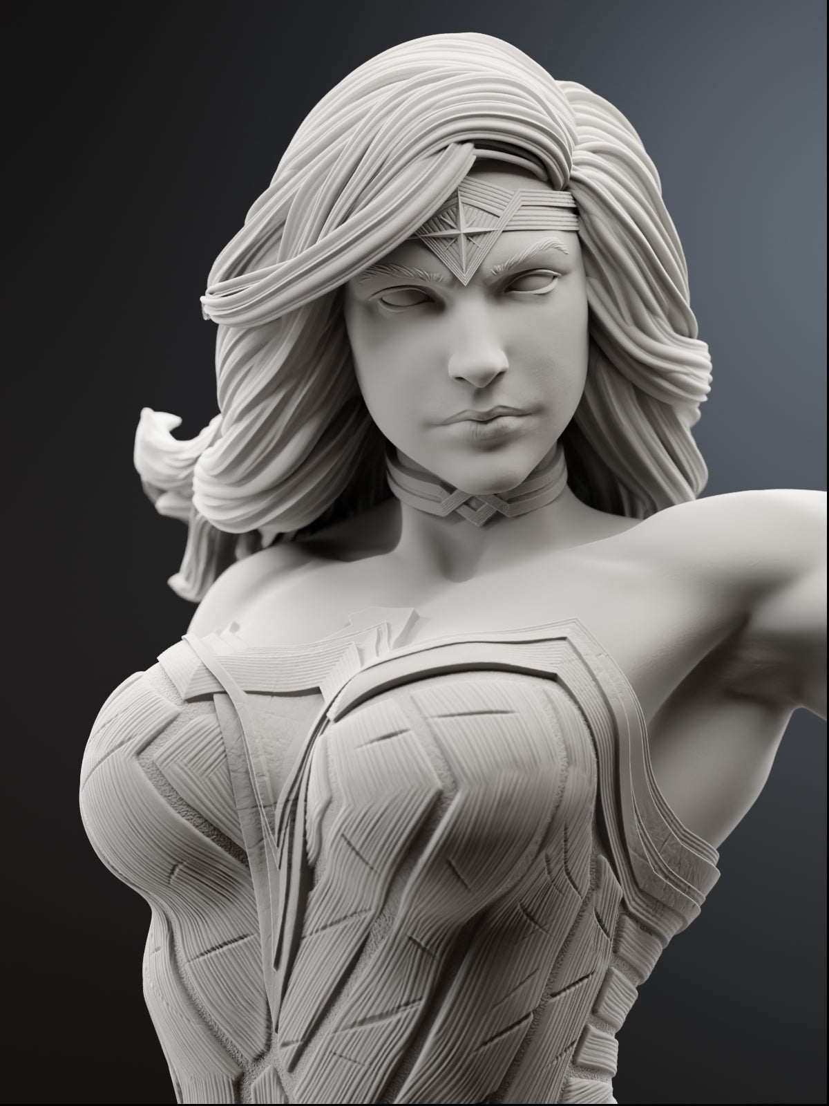 The Amazon Warrior | Maximum Detailed 12K 3D printed figure