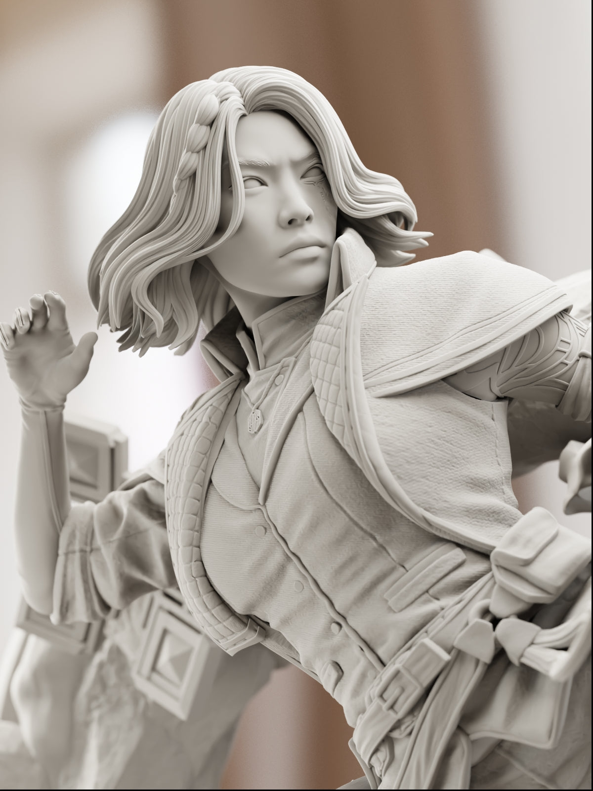 The Veilborn | Maximum Detailed 12K 3D printed figure