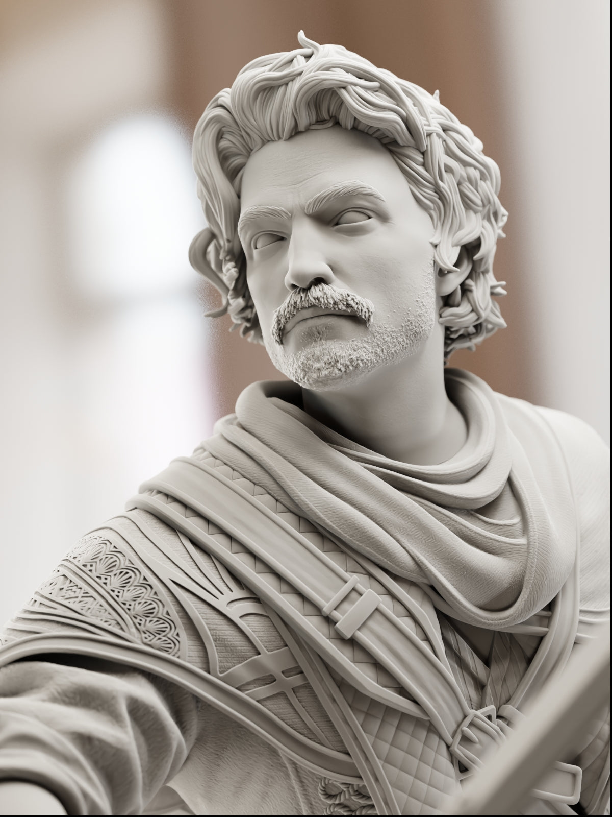 The Silent Commander | Maximum Detailed 12K 3D printed figure