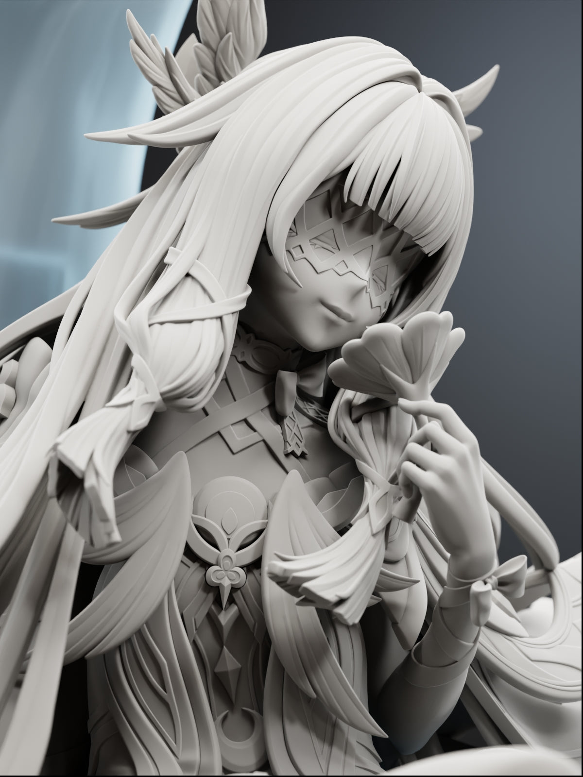 The Moonlight Siren | Maximum Detailed 12K 3D printed figure