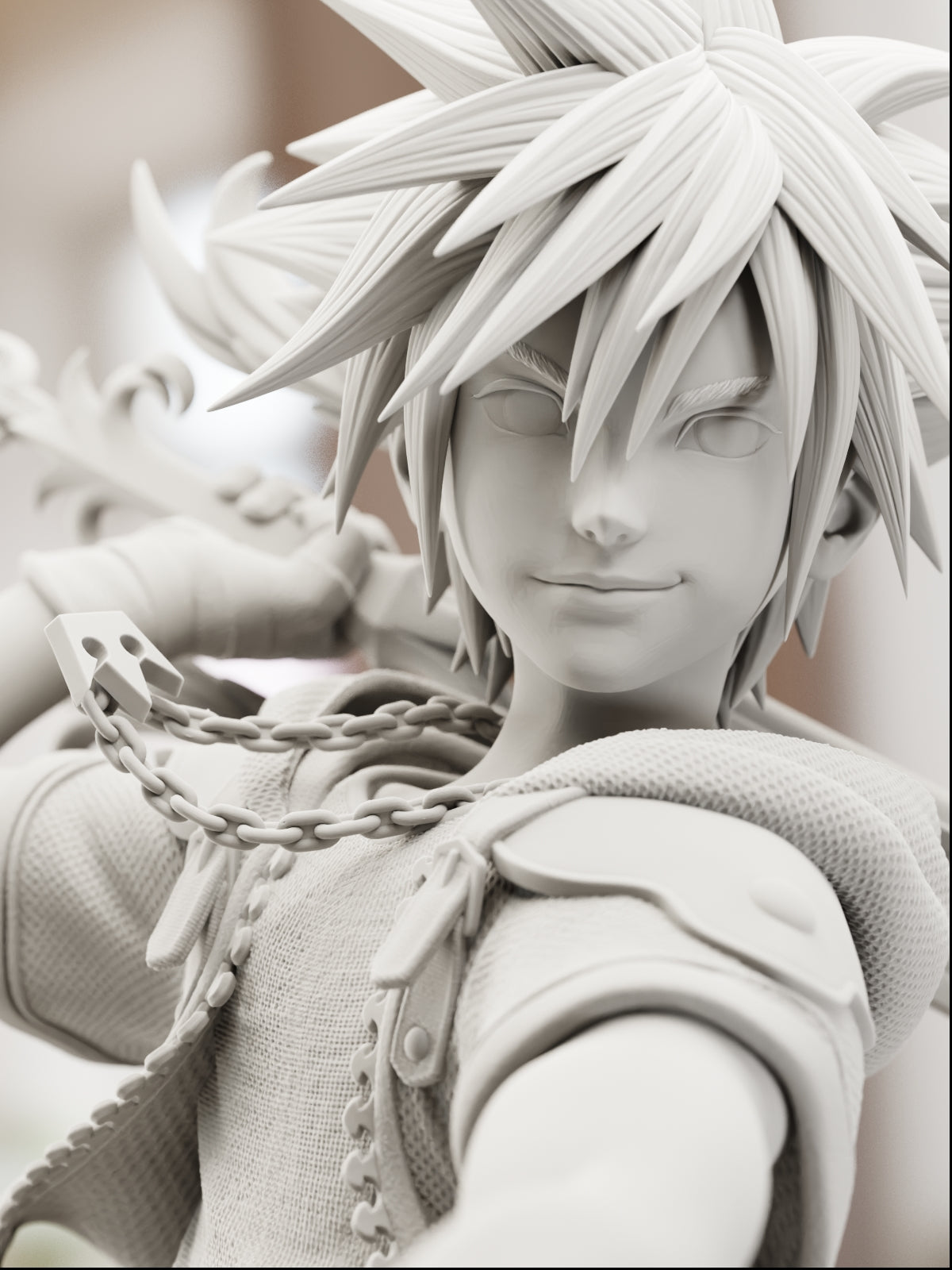 The Keyblade Wielder | Maximum Detailed 12K 3D printed figure