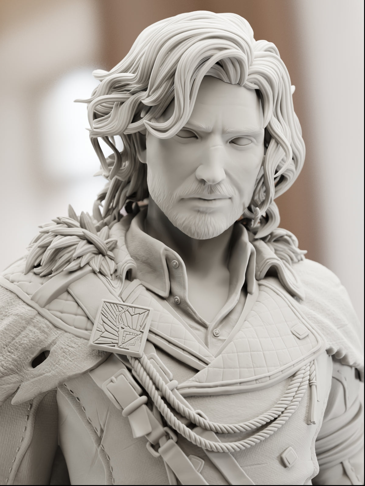 The Unbroken | Maximum Detailed 12K 3D printed figure