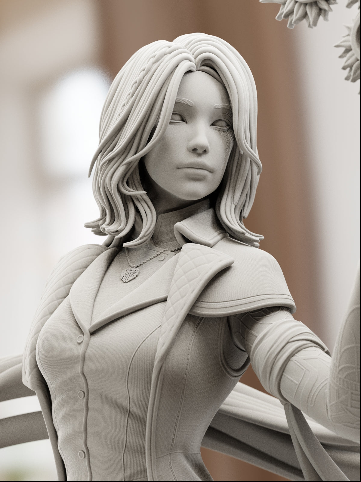 The Quiet Flame | Maximum Detailed 12K 3D printed figure