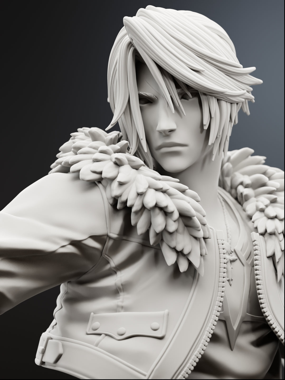 The Gunblade Prodigy | Maximum Detailed 12K 3D printed figure