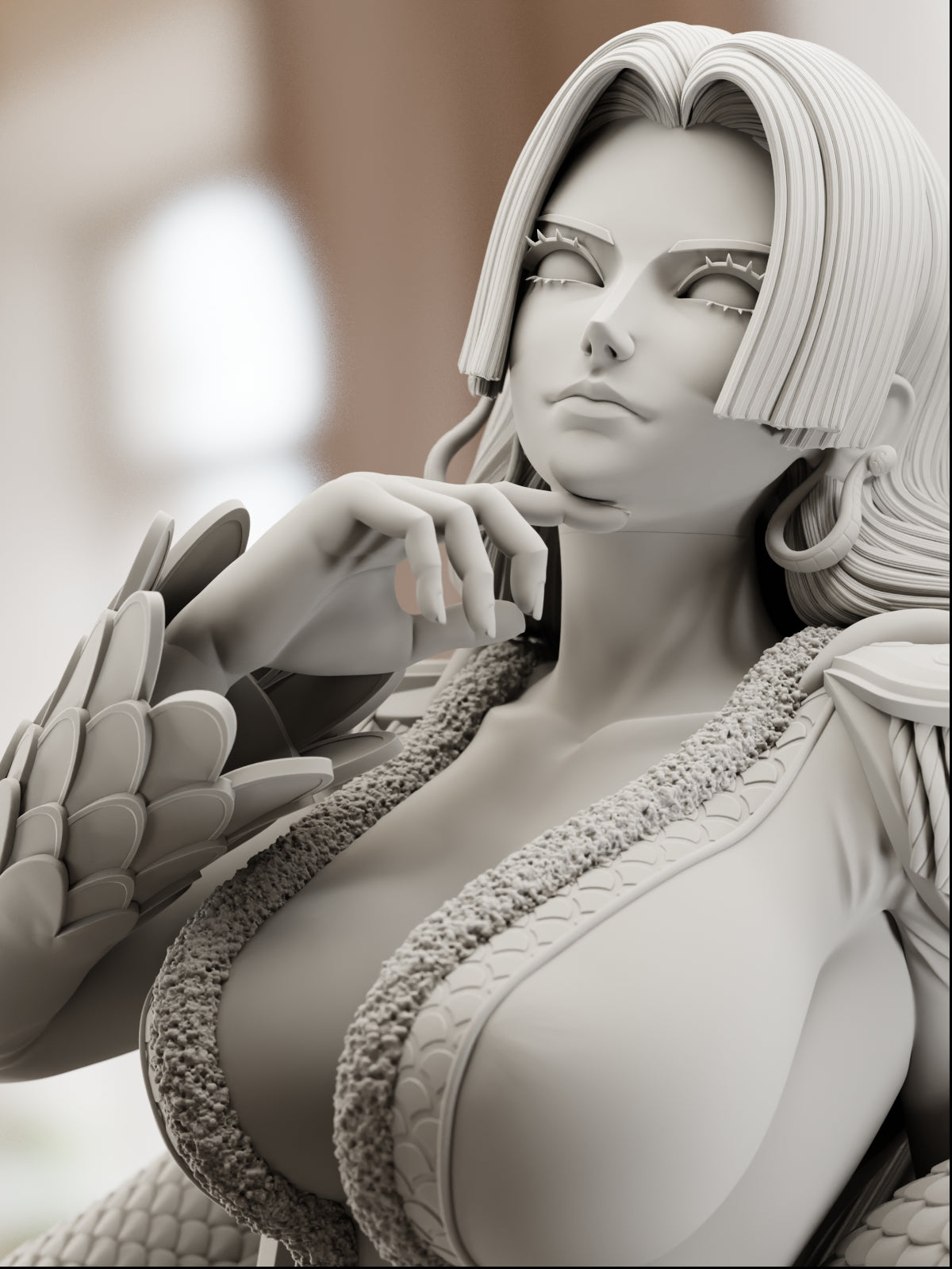The Snake Princess | Maximum Detailed 12K 3D printed figure