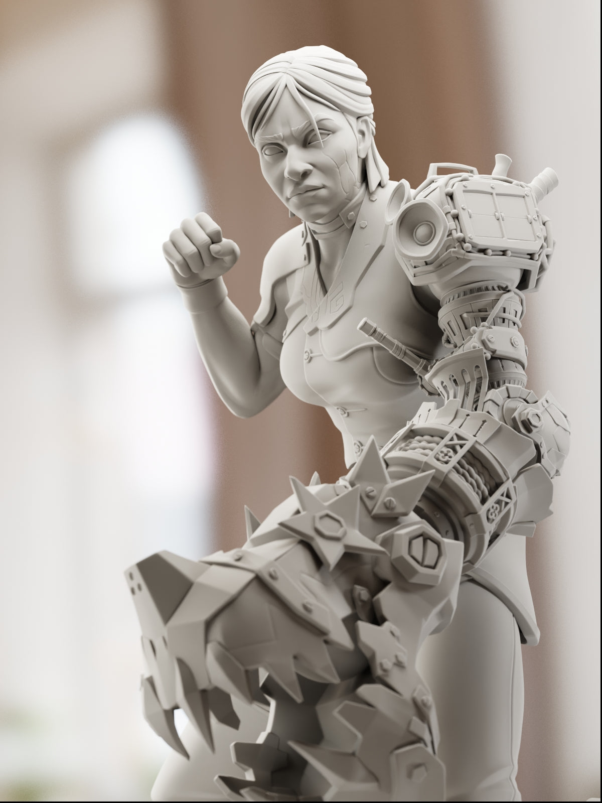 The Shimmer Fist | Maximum Detailed 12K 3D printed figure