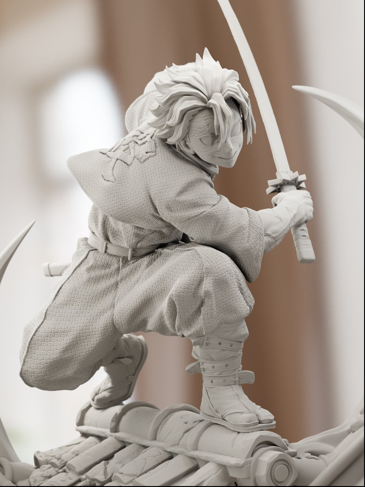 The Storm of Blades | Maximum Detailed 12K 3D printed figure