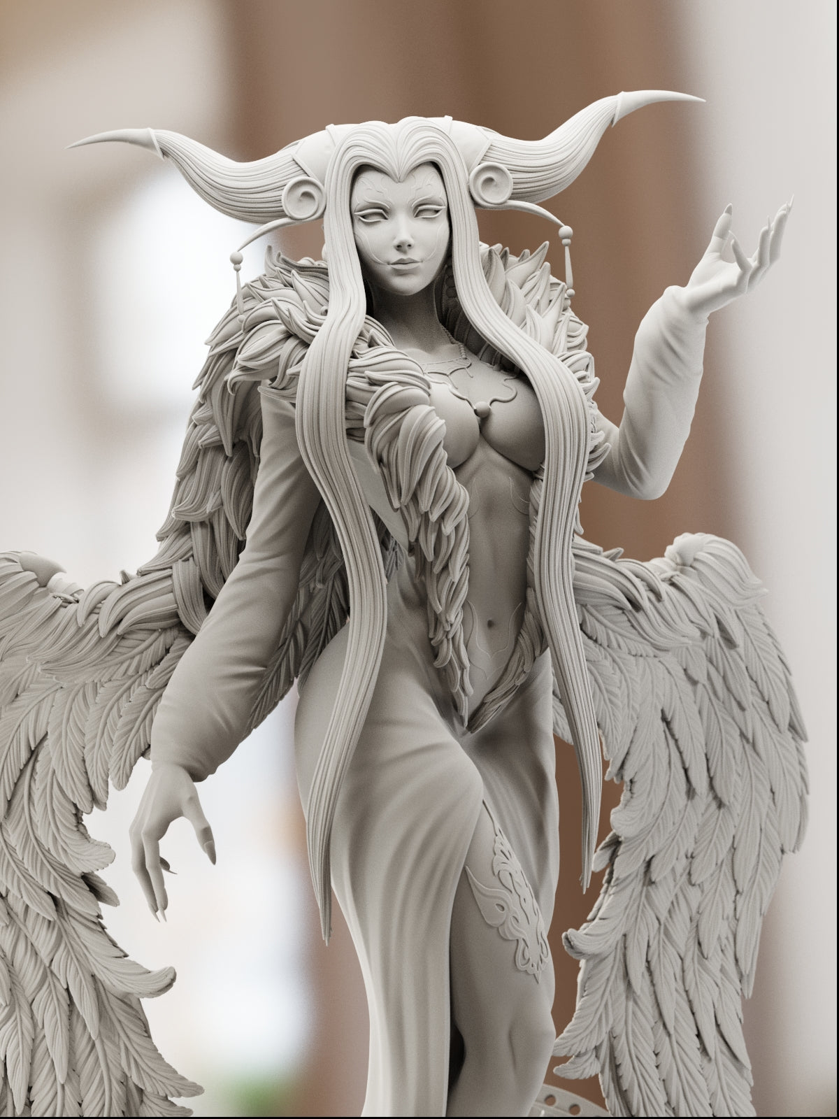 The Timebound Queen | Maximum Detailed 12K 3D printed figure