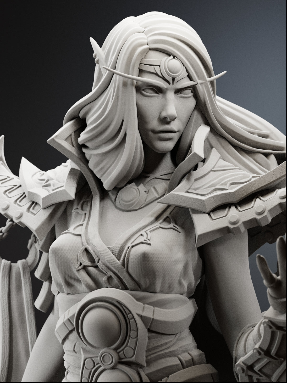 The Harbinger (Bust) | Maximum Detailed 12K 3D printed figure