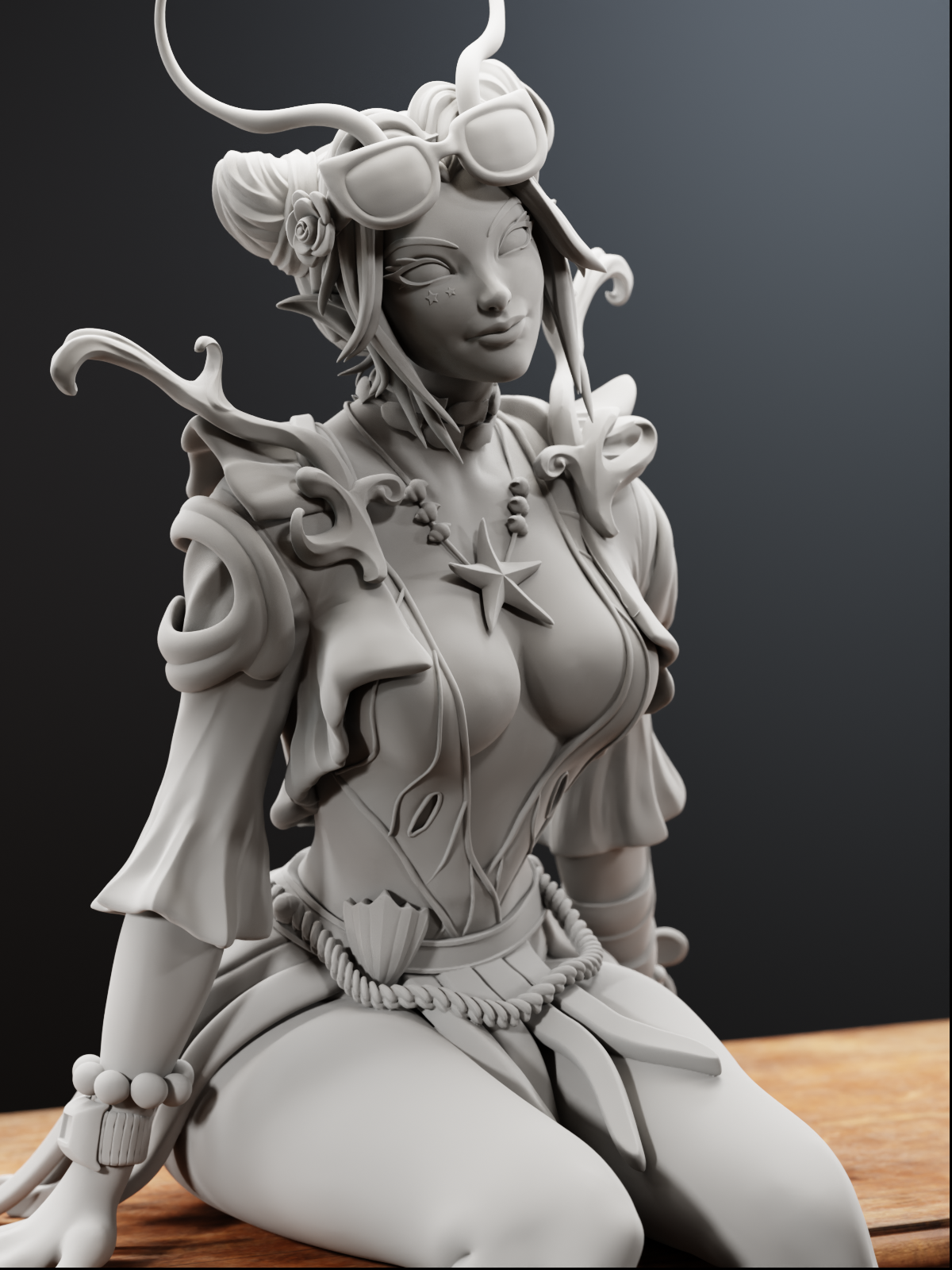 The Cosmic Healer | Maximum Detailed 12K 3D printed figure