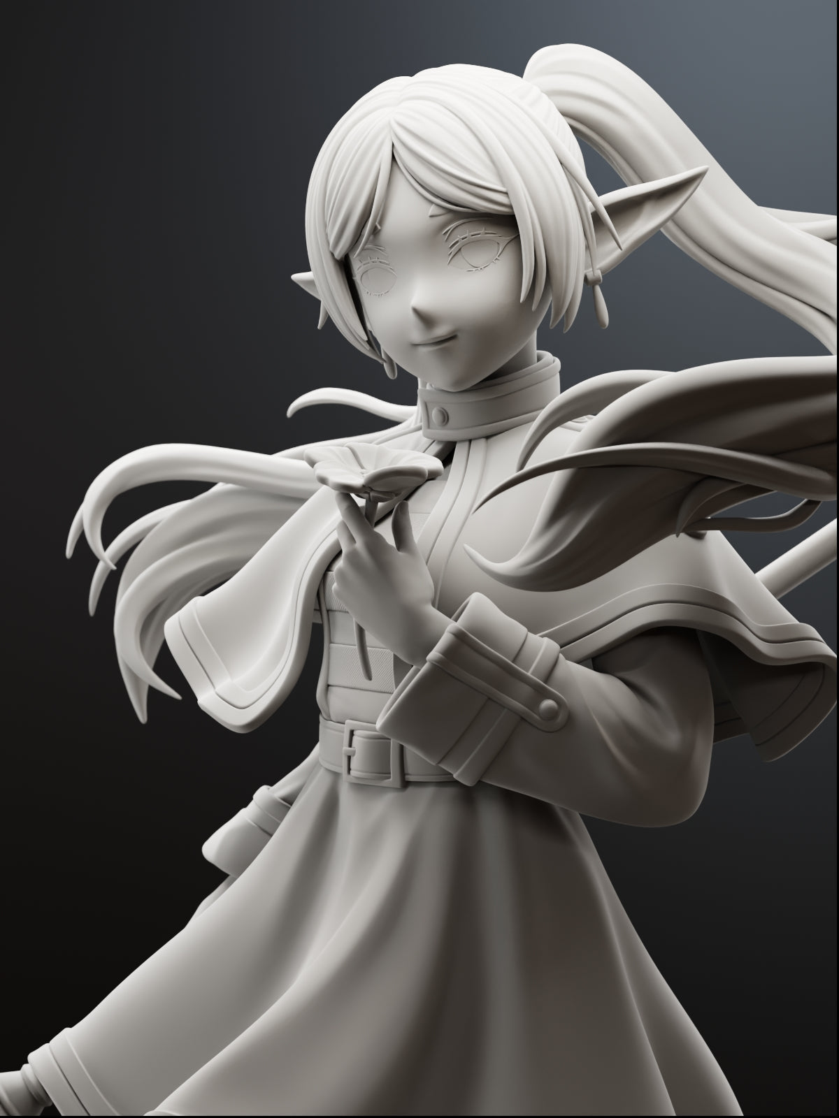 Ancient Elven Mage | Maximum Detailed 12K 3D printed figure