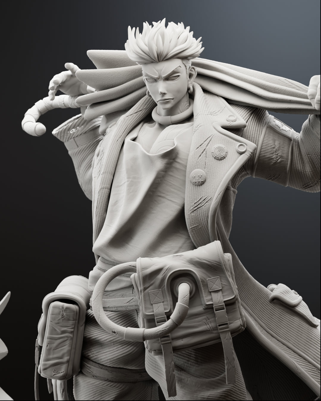 The Smiling Cleaner Statue