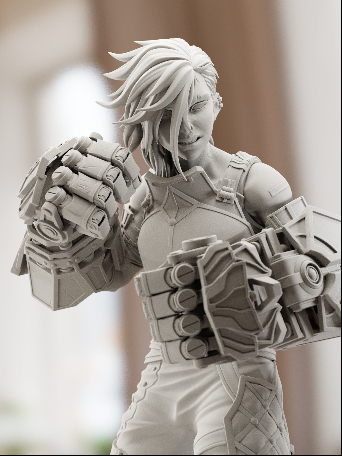 The Brawling Sister | Maximum Detailed 12K 3D printed figure