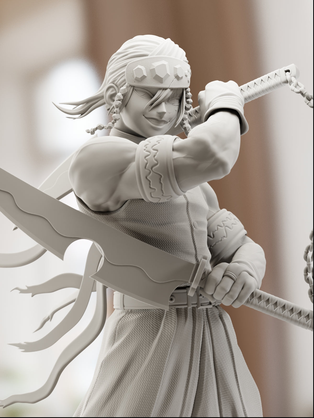 The Sound Pillar | Maximum Detailed 12K 3D Printed Figure