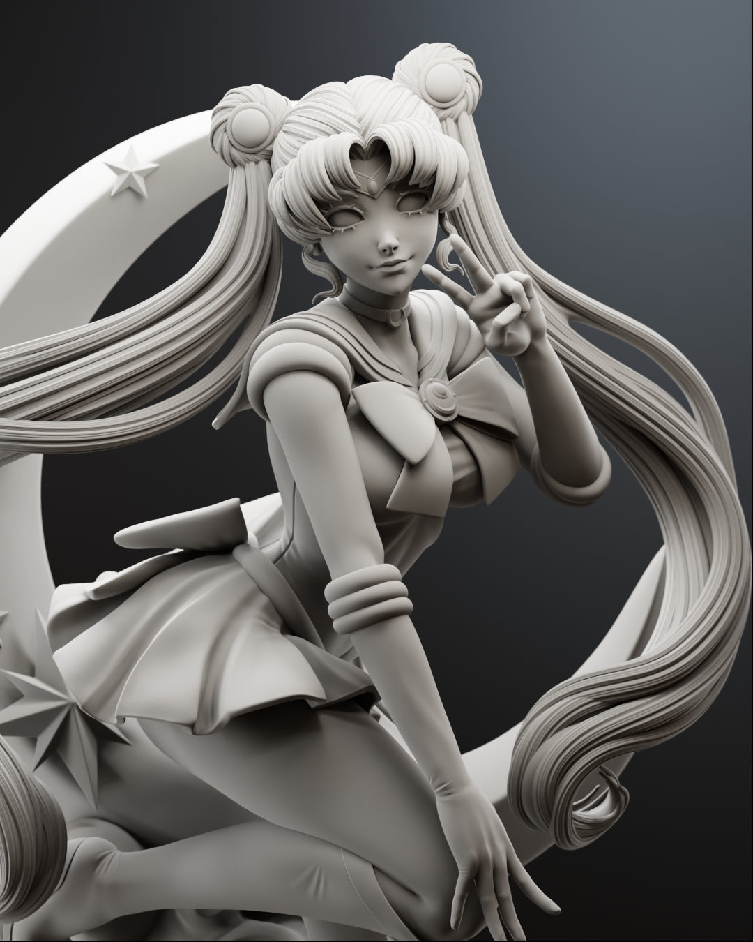Princess of the Moon Statue