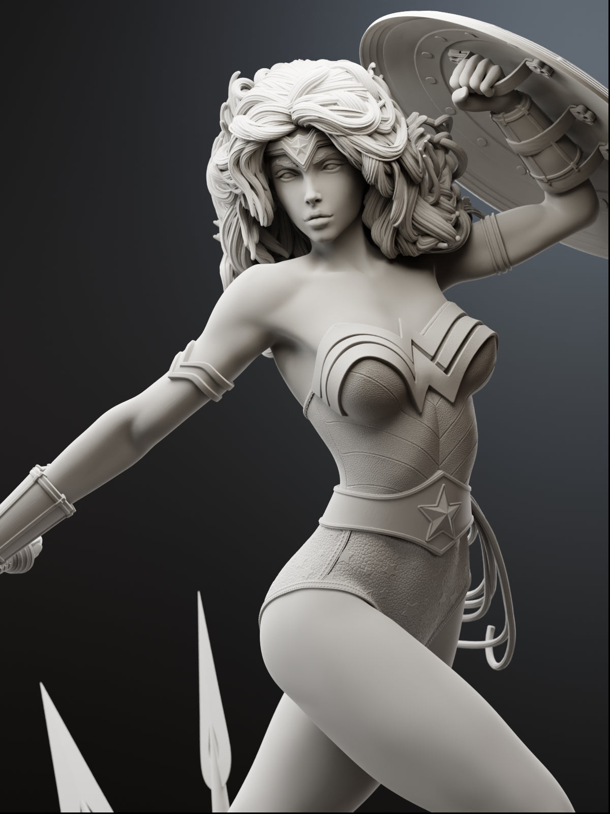 Princess Diana | Maximum Detailed 12K 3D printed figure