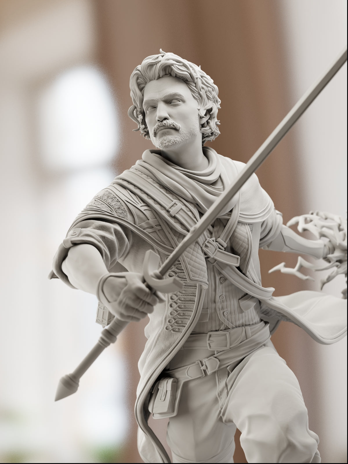 The Silent Commander | Maximum Detailed 12K 3D printed figure