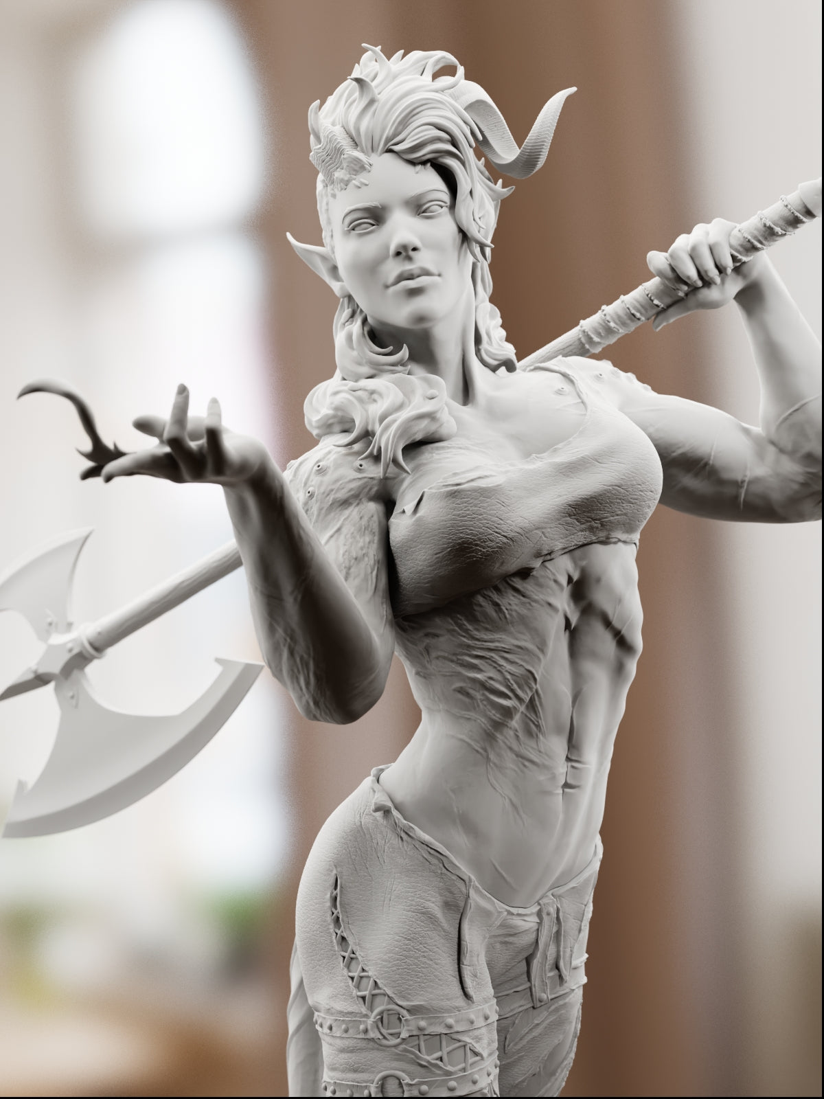 Burning Devil Karlach | Maximum Detailed 12K 3D printed figure