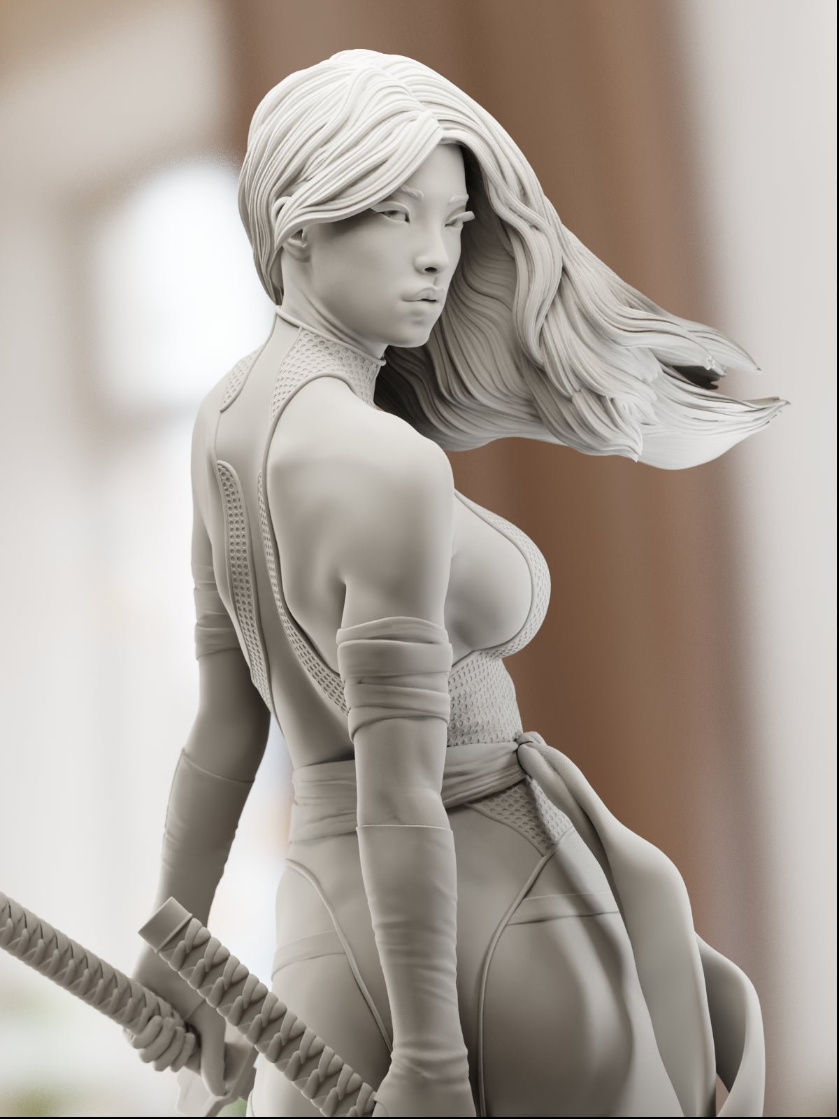 The Psychic Assassin | Maximum Detailed 12K 3D printed figure