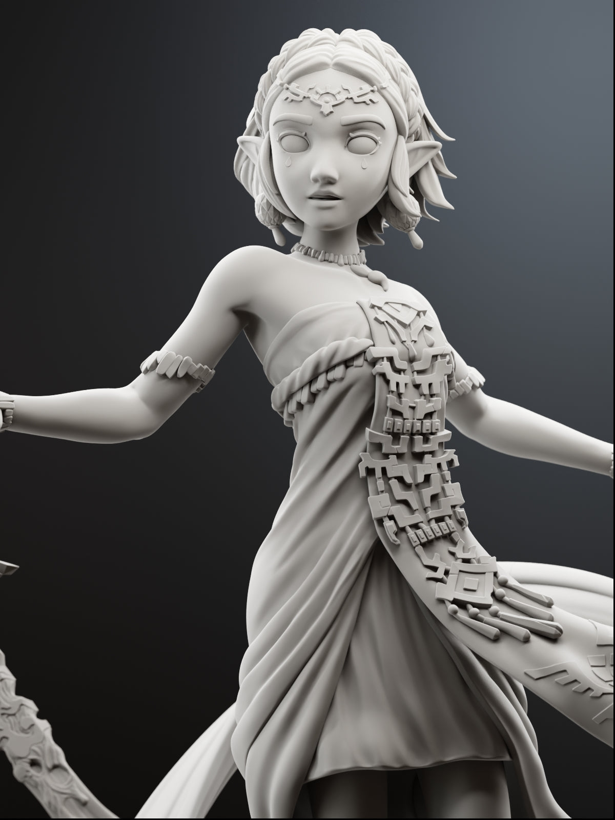 The Princess of Hyrule | Maximum Detailed 12K 3D printed figure
