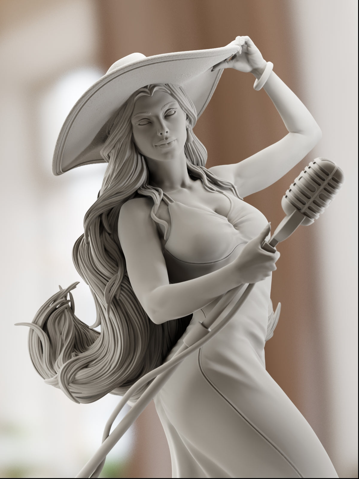 The Jazz Queen | Maximum Detailed 12K 3D printed figure