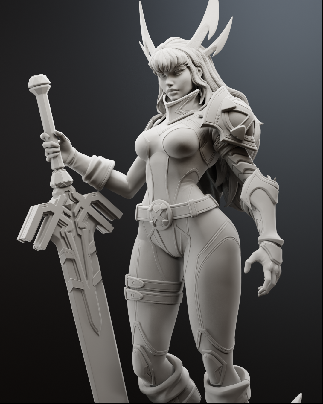 The Darkblade Statue