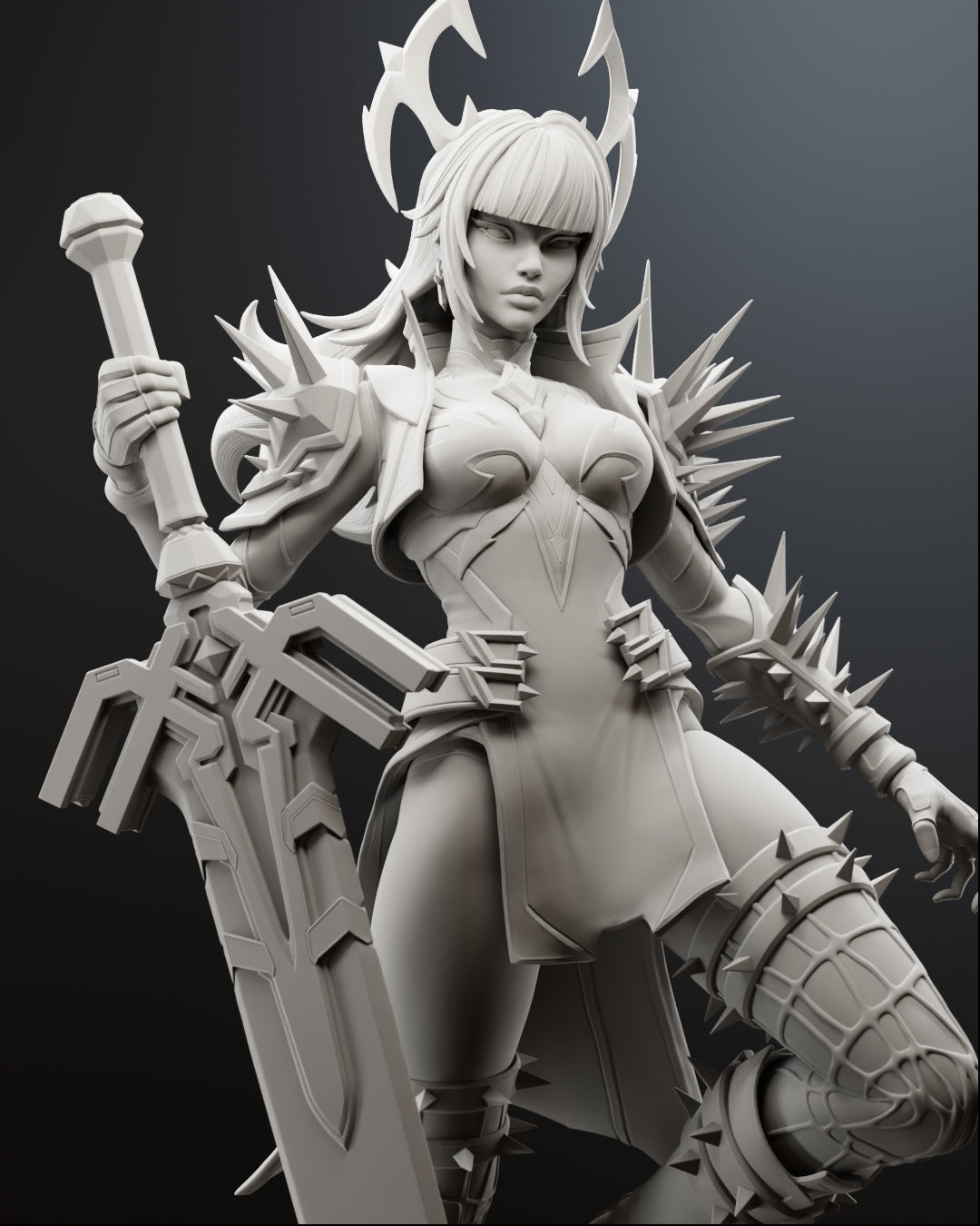 The Phoenix Blade Statue