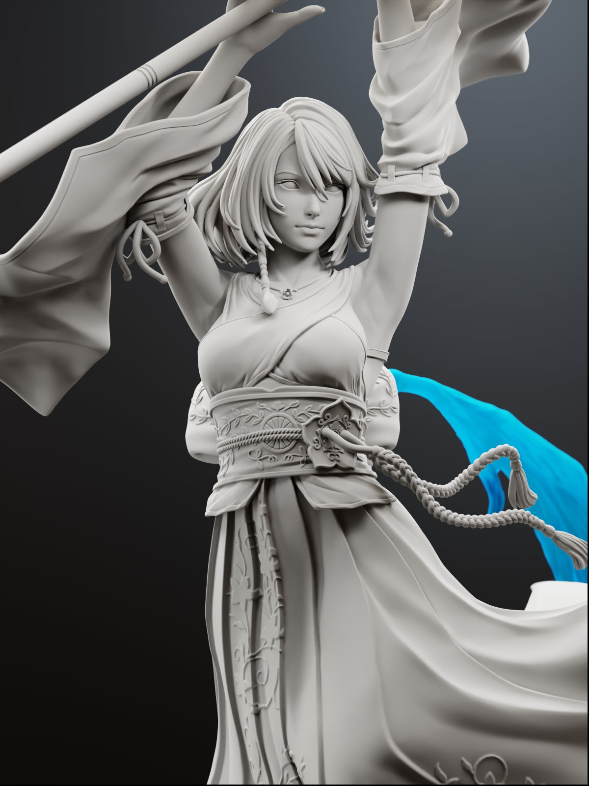 The Summoner of Spira | Maximum Detailed 12K 3D printed figure