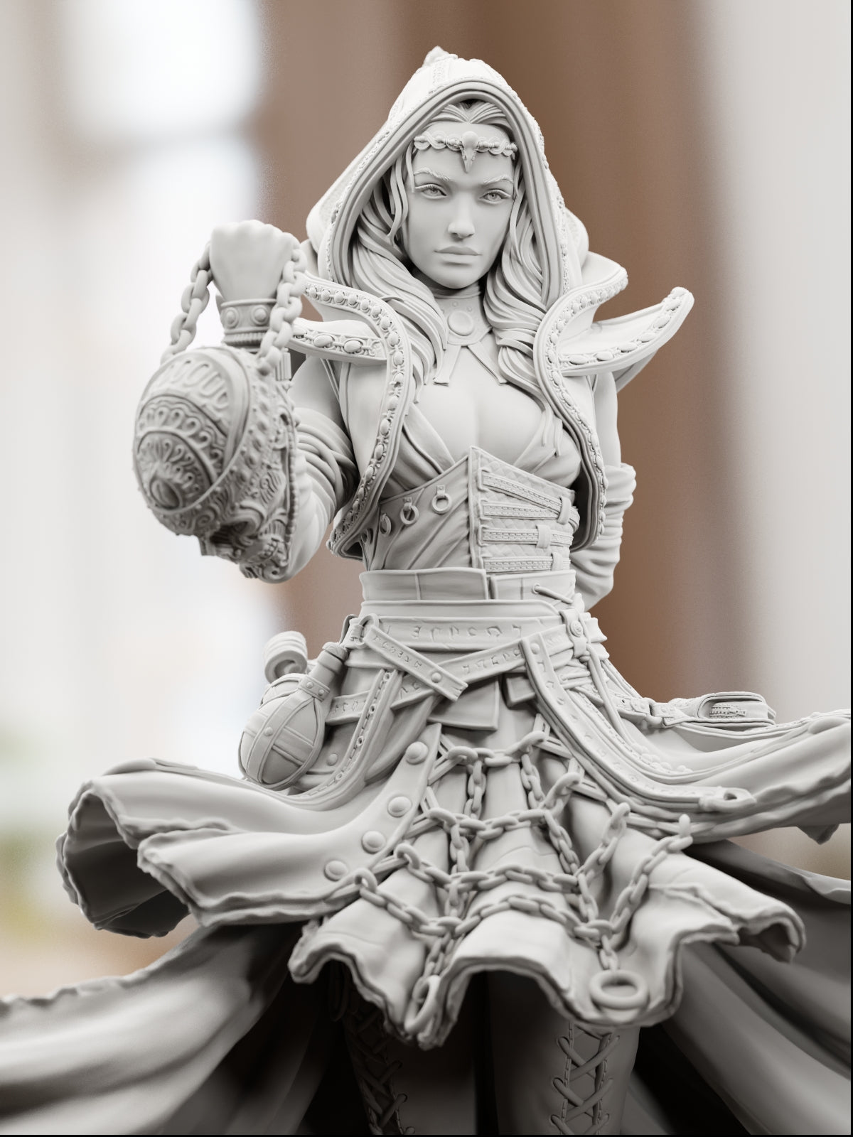 Camelia, The Dark Summoner | Maximum Detailed 12K 3D printed figure