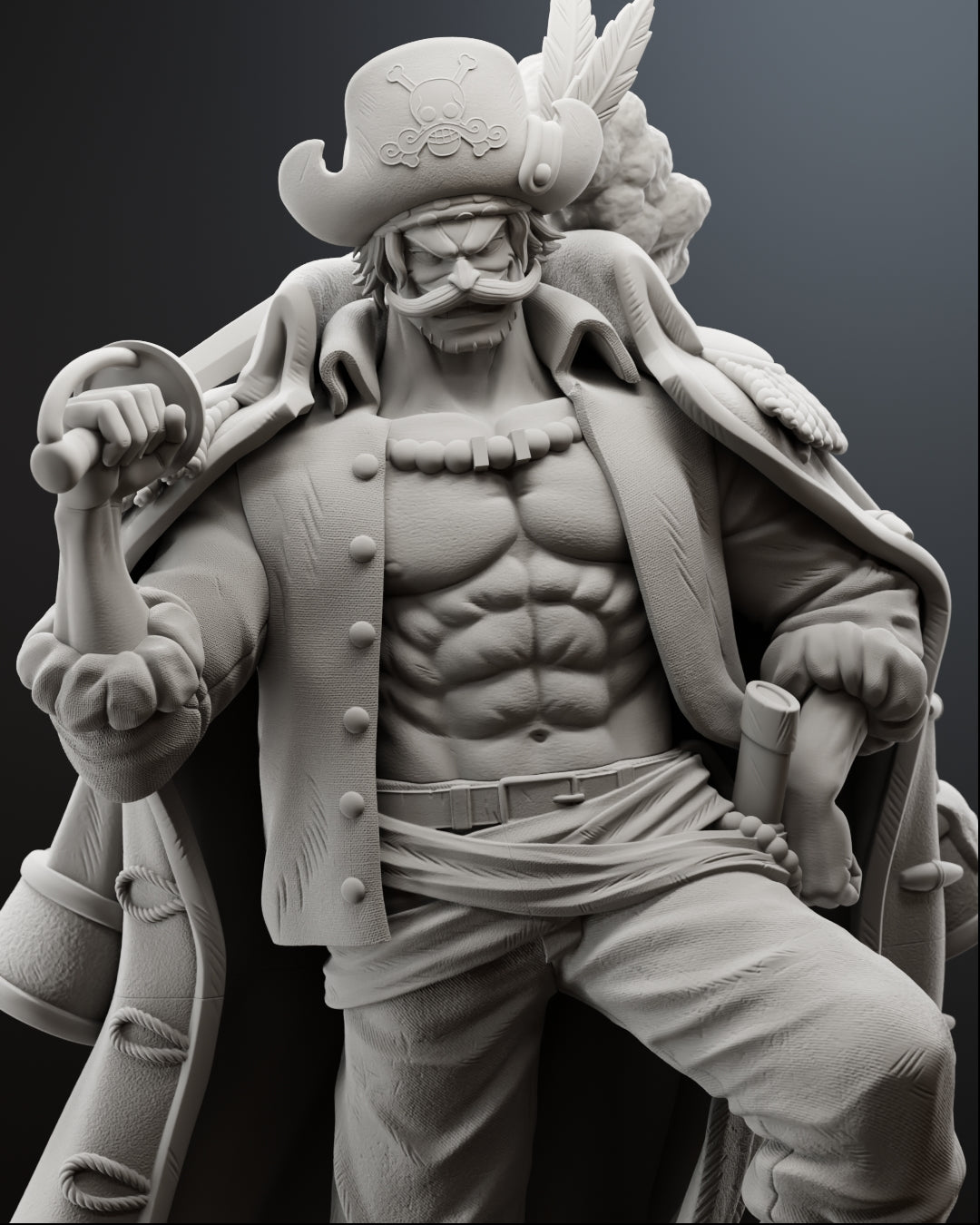 Legendary Pirate King Statue