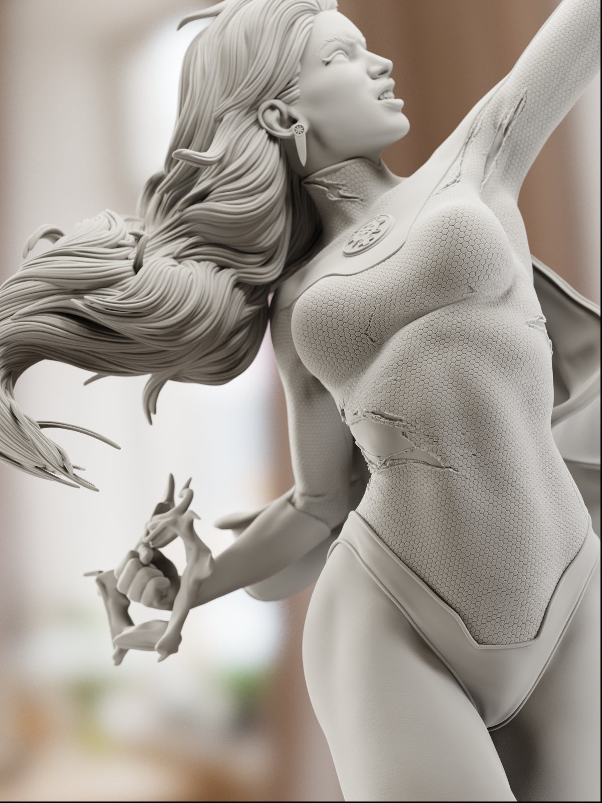 The Pink Atom | Maximum Detailed 12K 3D printed figure