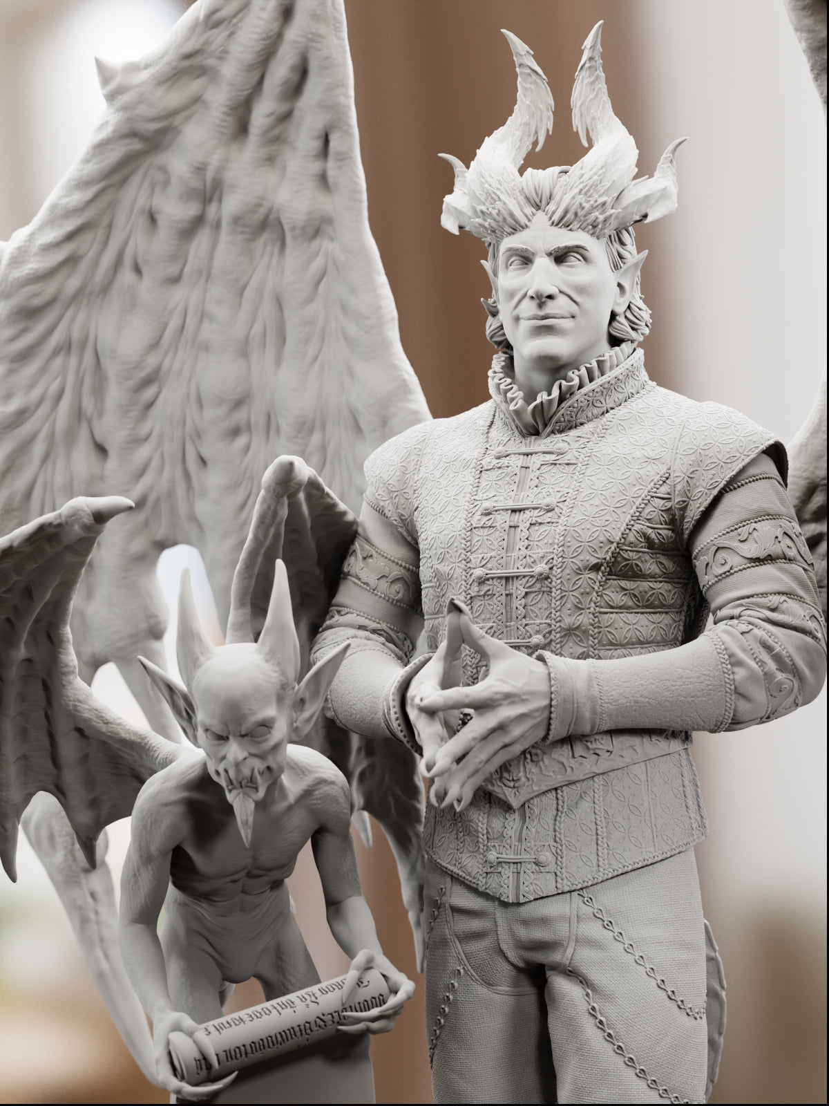 The Devil You Know | Maximum Detailed 12K 3D printed figure