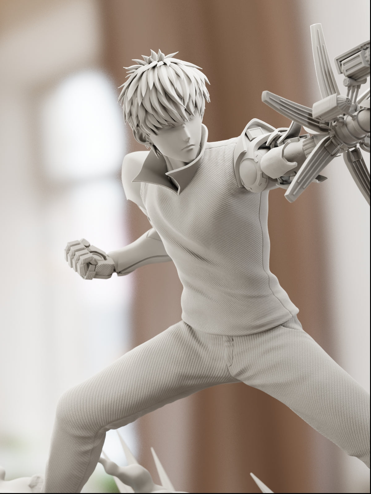 The Demon Cyborg | Maximum Detailed 12K 3D Printed Figure