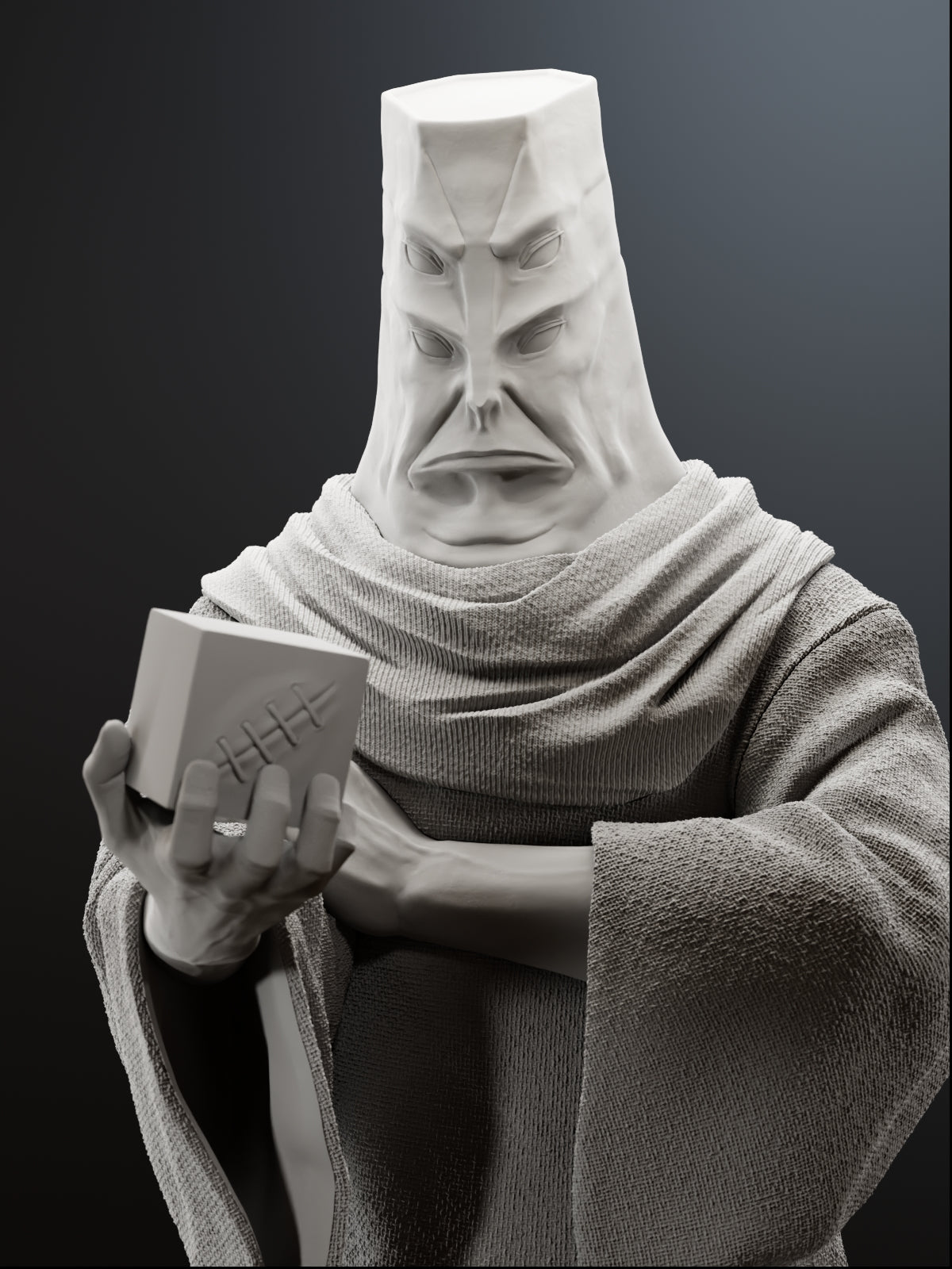 The Immortal Barrier | Maximum Detailed 12K 3D printed figure