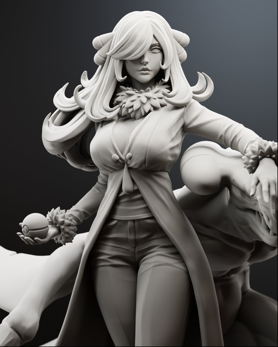 Sinnoh Legend Statue