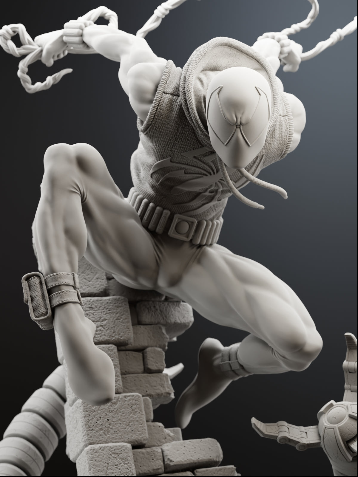 The Scarlet Crawler Statue