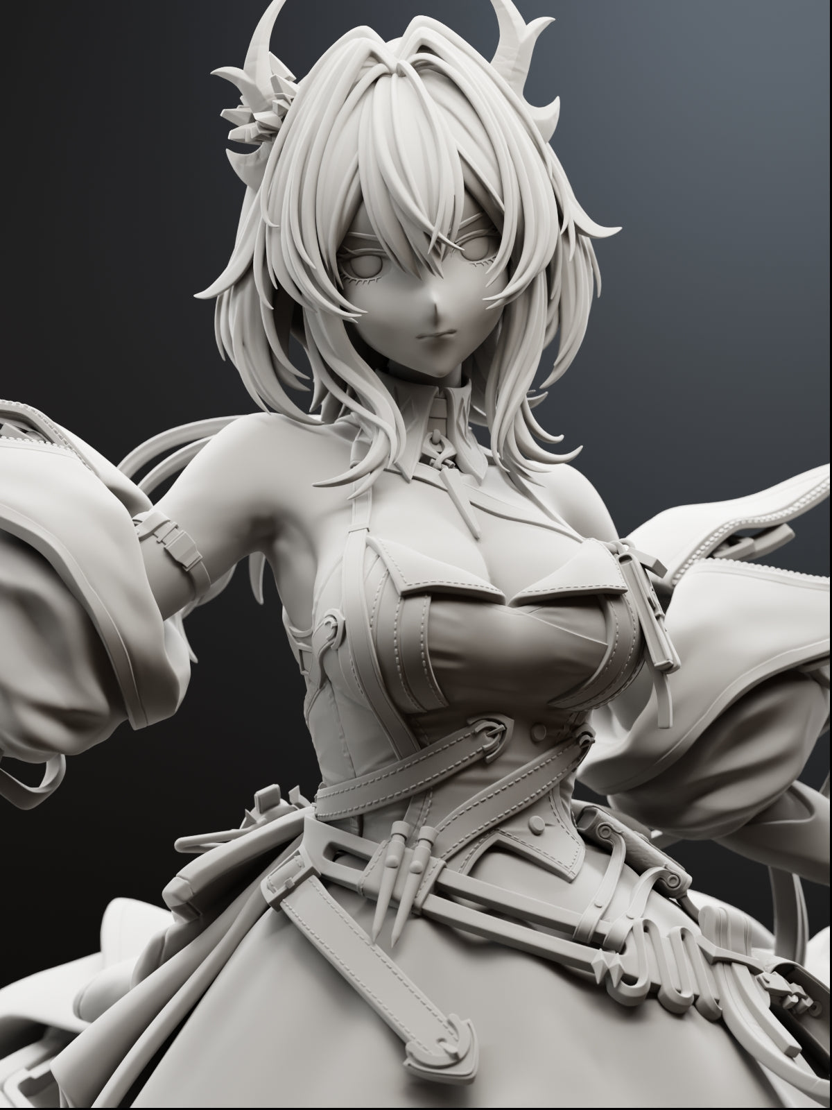 Emberblade Vanguard Statue