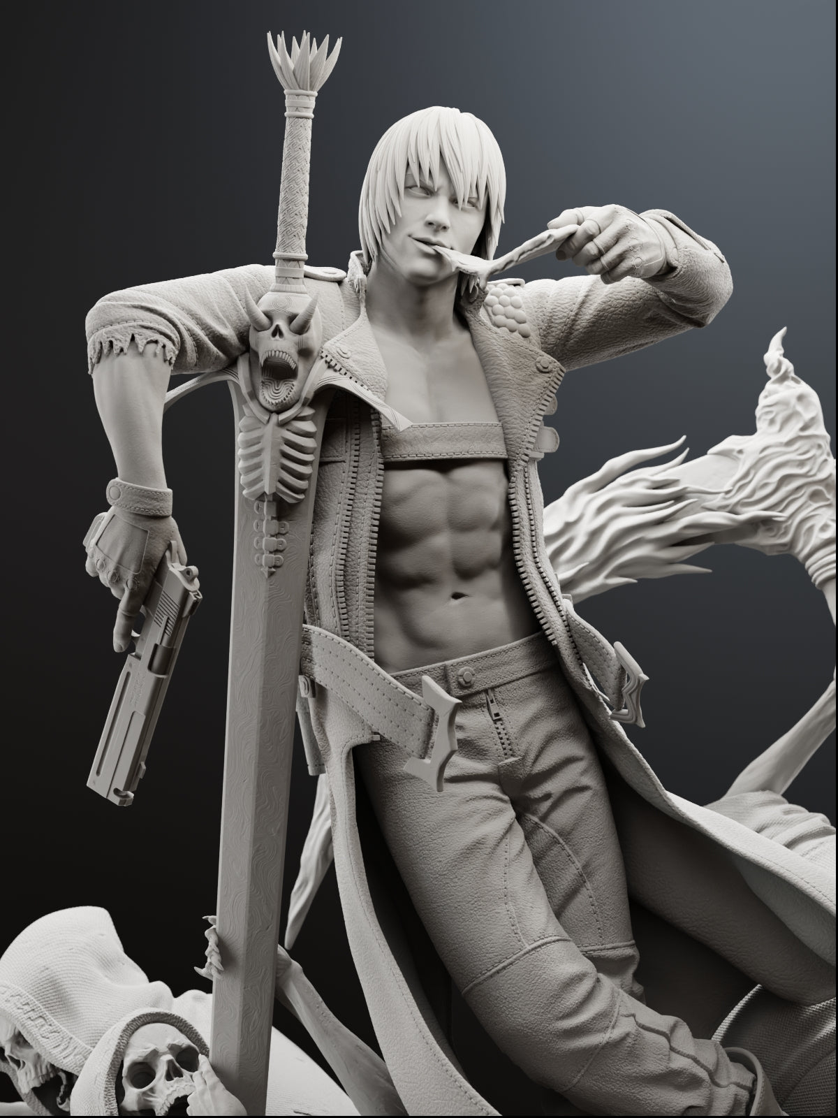 The Devil Hunter Statue