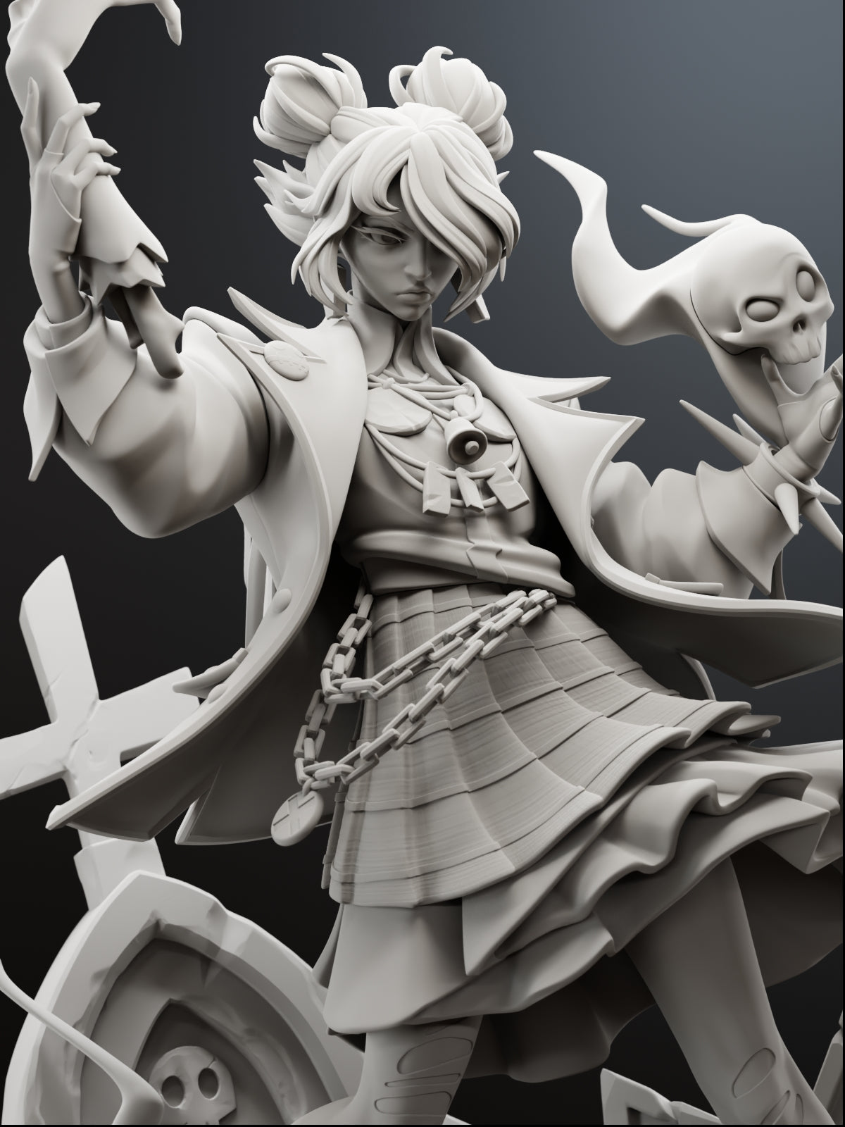 Graveyard Maestro Statue