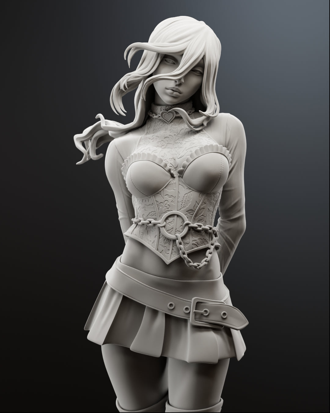 The Hex Doll | Maximum Detailed 12K 3D printed figure