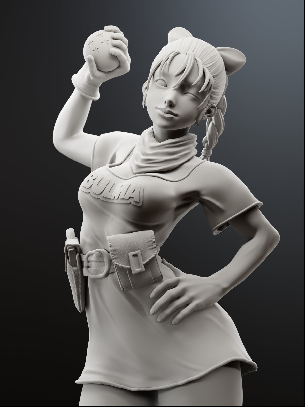 The Capsule Genius Statue
