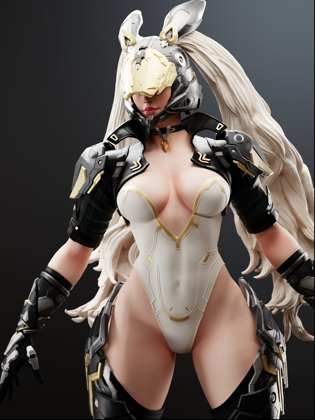 The Electric Bunny Statue