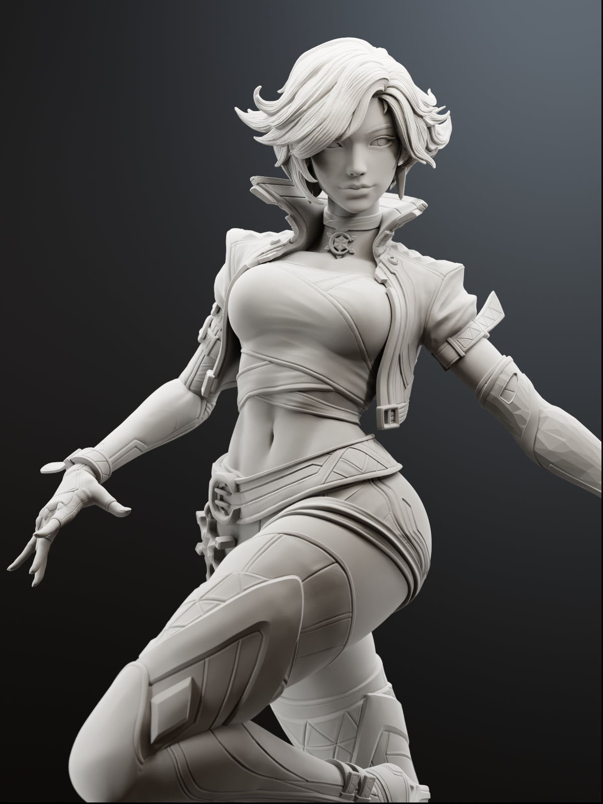 The Ice Idol | Maximum Detailed 12K 3D printed figure